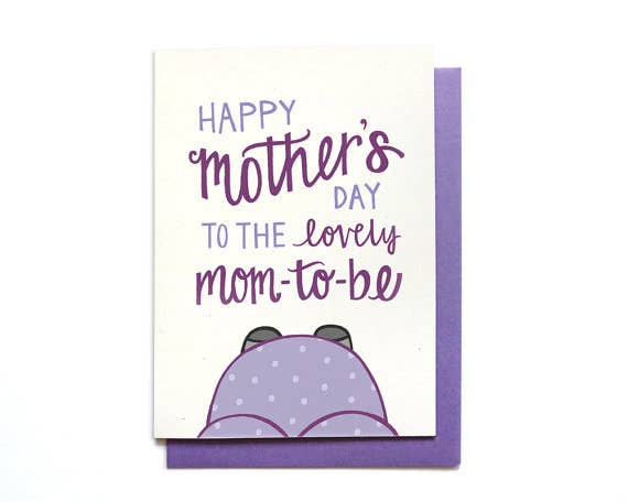 Mom to Be First Mothers Day Card 