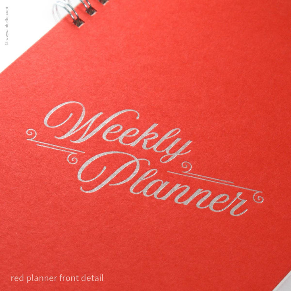 Moleskine 2024 Weekly Planner, Red - FLAX art & design