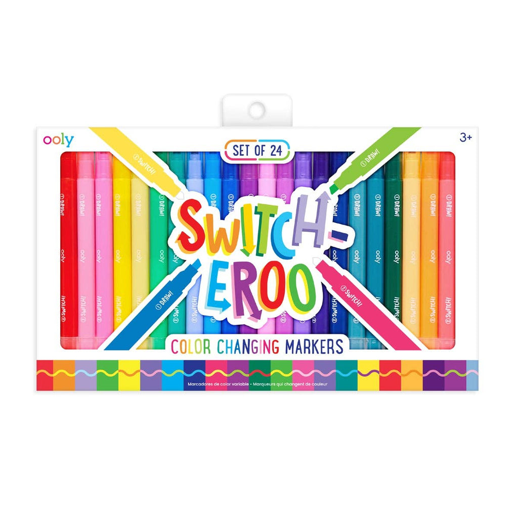 Ooly Brilliant Brush Markers - Set of 24